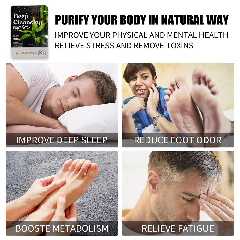Nuubu Original Detox Fußpflaster | Vitalpflaster für die Füße – Fördert Wohlbefinden & verbessert Körpergefühl – Mit natürlichen Inhaltsstoffen - Premium  from ZLA - Just $6.38! Shop now at ZLA