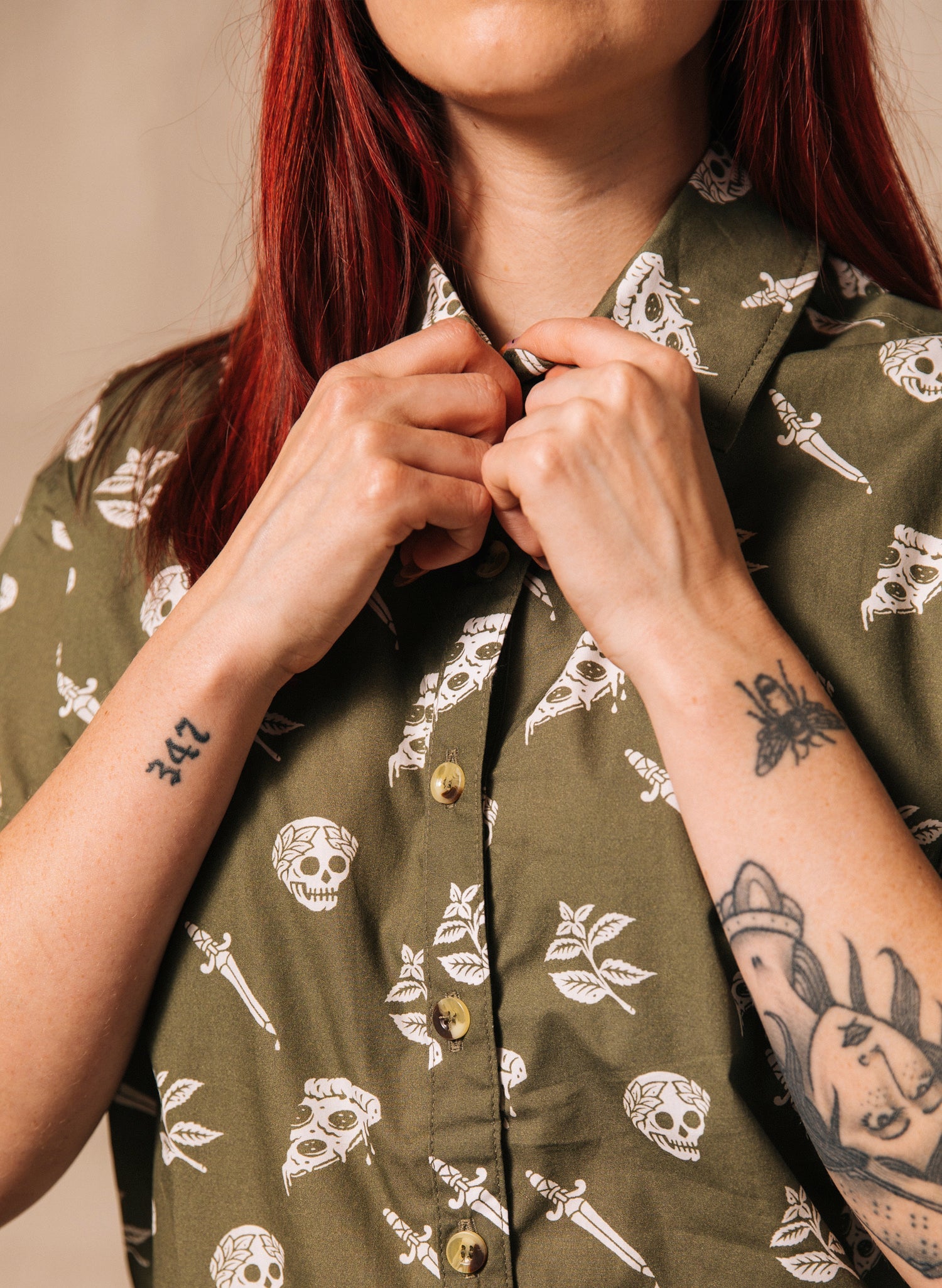 Pizza Slayer Women's Button-Up Top - Premium  from Pyknic - Just $48! Shop now at ZLA