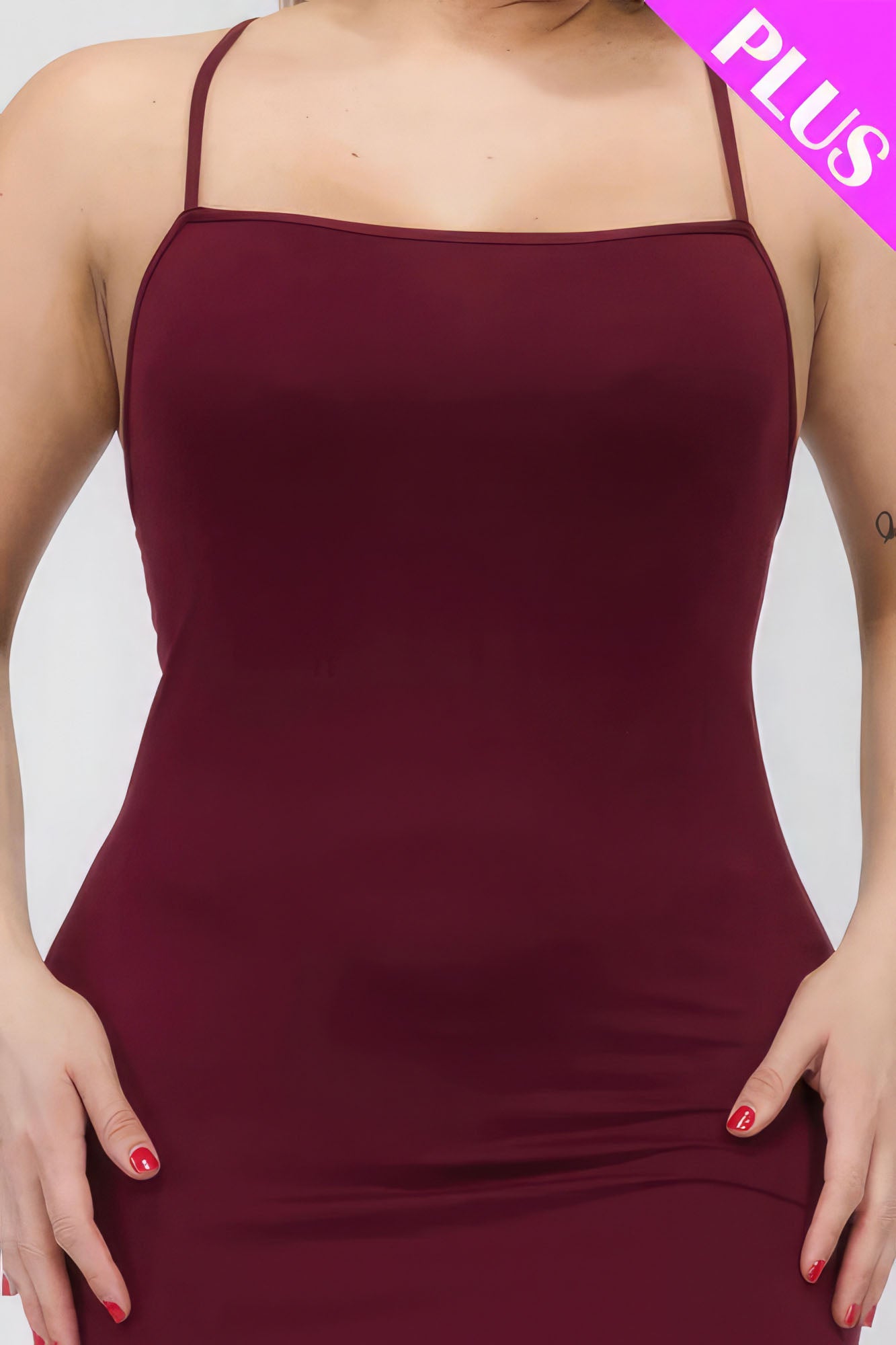 Plus Size Crisscross Back Split Thigh Maxi Dress - Premium  from ZLA - Just $20! Shop now at ZLA