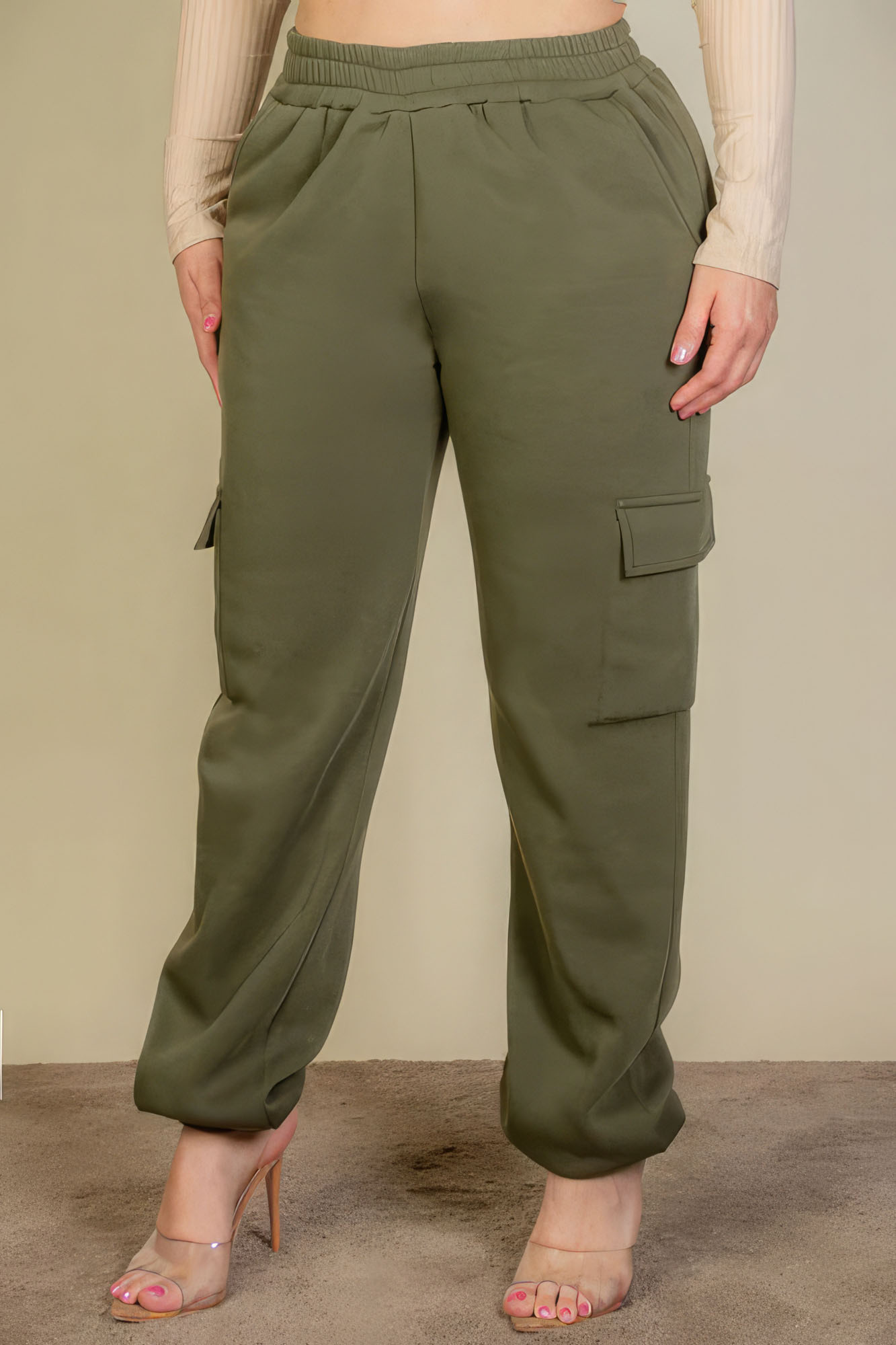 Plus Size Side Pocket Drawstring Waist Sweatpants - Premium  from ZLA - Just $19.50! Shop now at ZLA