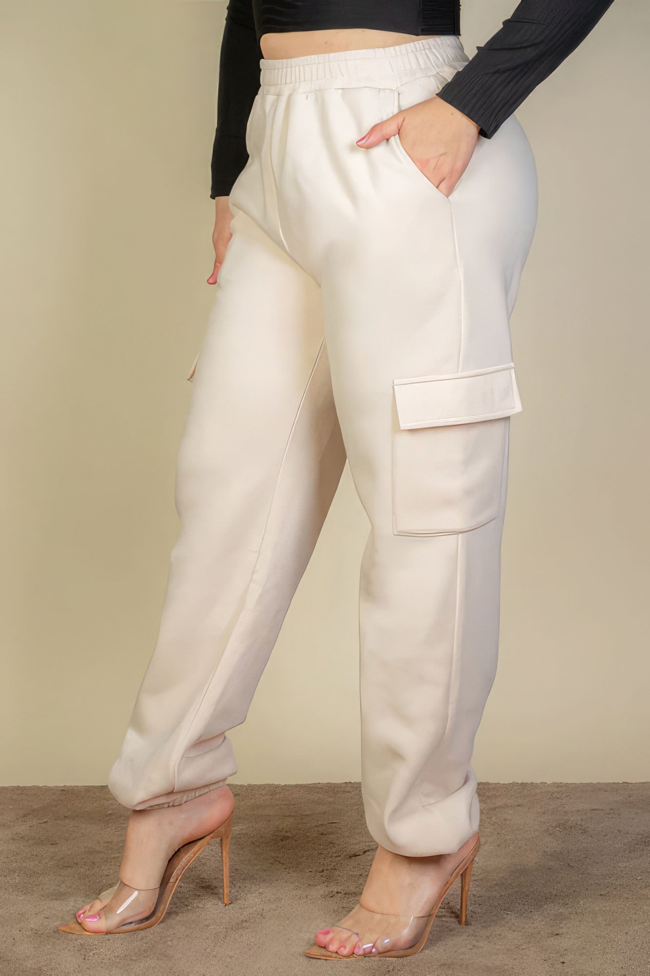 Plus Size Side Pocket Drawstring Waist Sweatpants - Premium  from ZLA - Just $19.50! Shop now at ZLA