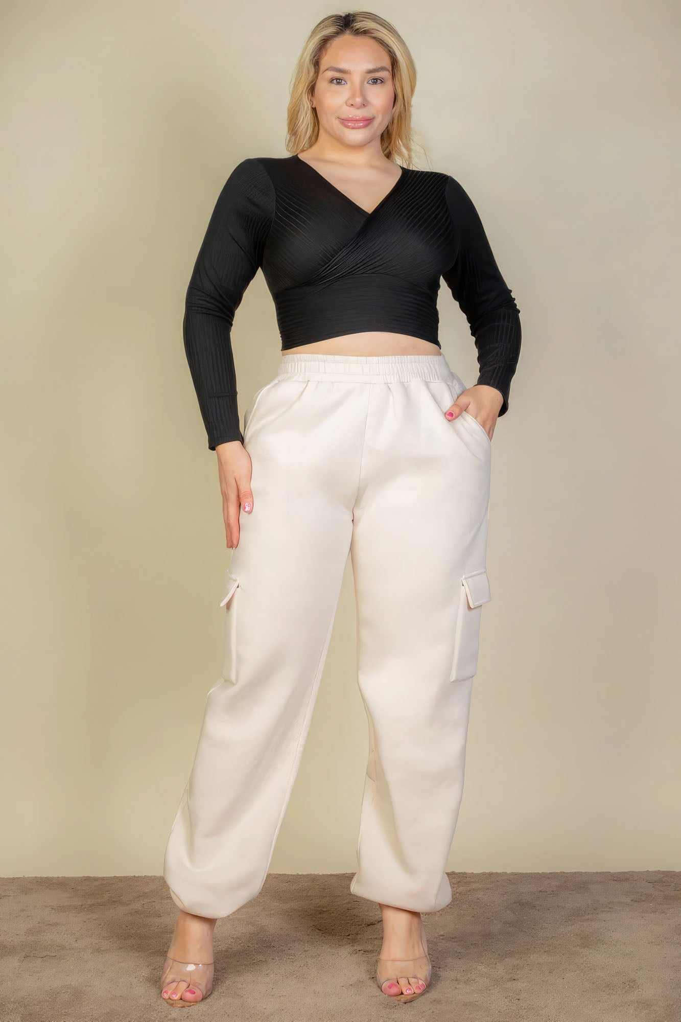 Plus Size Side Pocket Drawstring Waist Sweatpants - Premium  from ZLA - Just $19.50! Shop now at ZLA