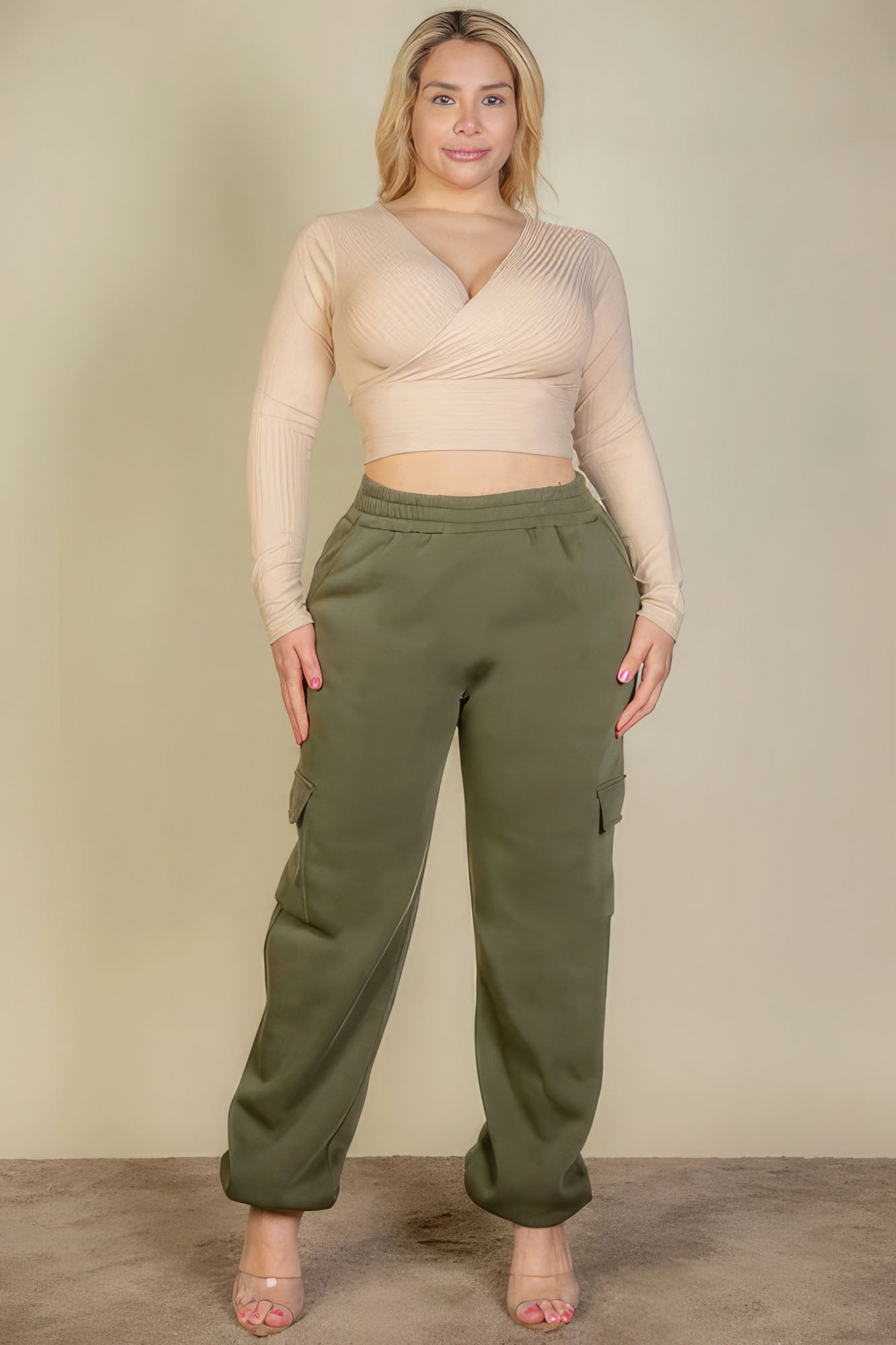 Plus Size Side Pocket Drawstring Waist Sweatpants - Premium  from ZLA - Just $19.50! Shop now at ZLA