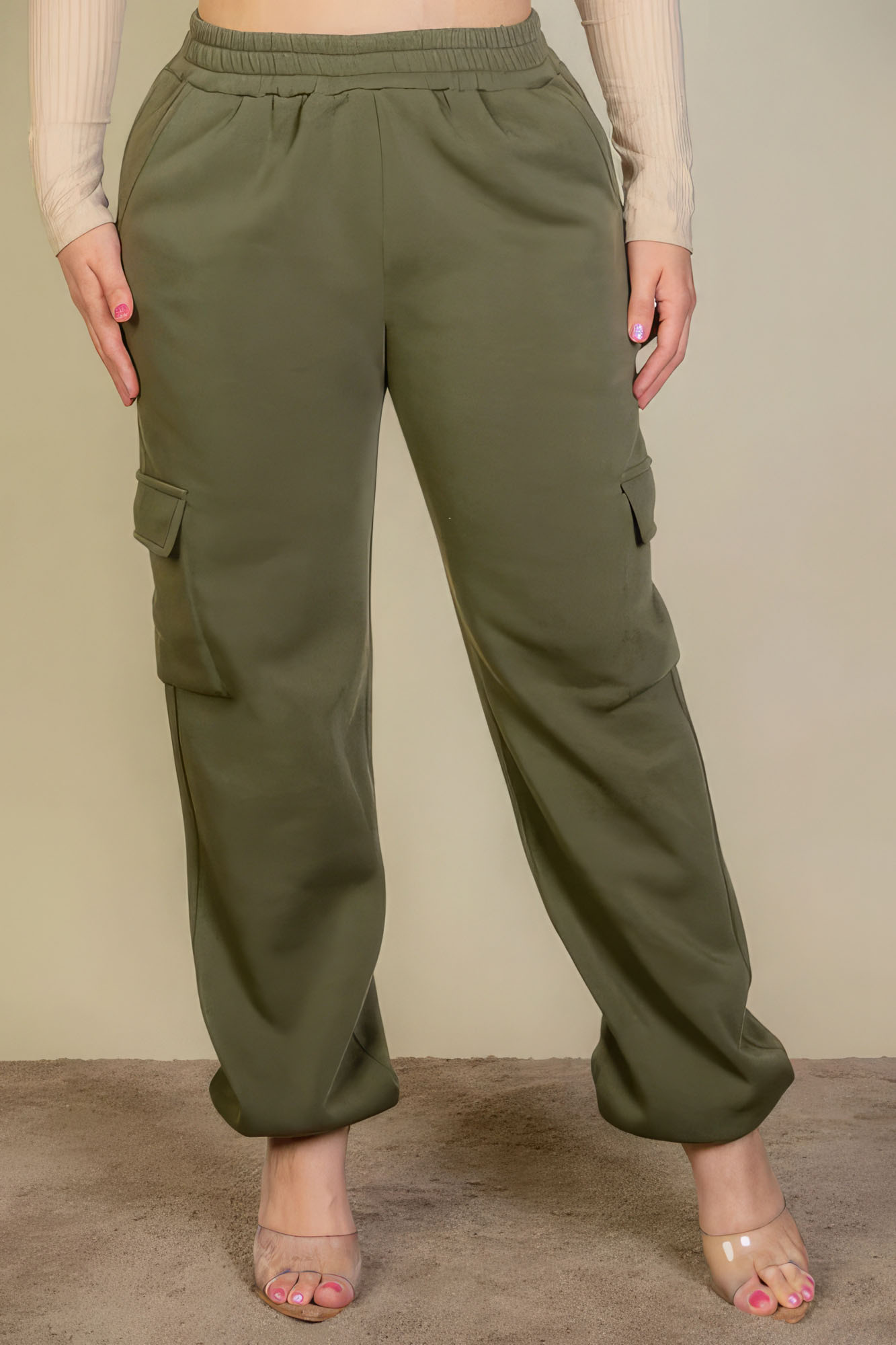Plus Size Side Pocket Drawstring Waist Sweatpants - Premium  from ZLA - Just $19.50! Shop now at ZLA