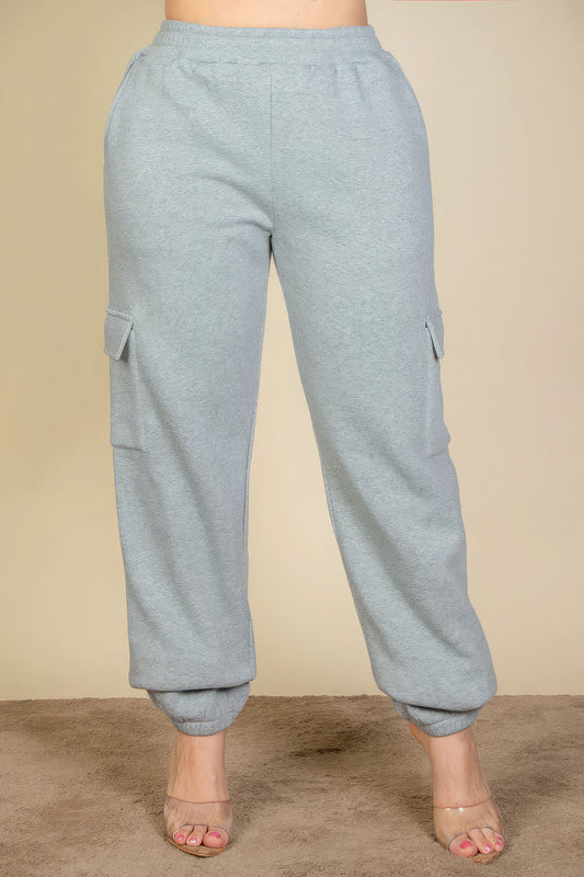 Plus Size Side Pocket Drawstring Waist Sweatpants - Premium  from ZLA - Just $19.50! Shop now at ZLA