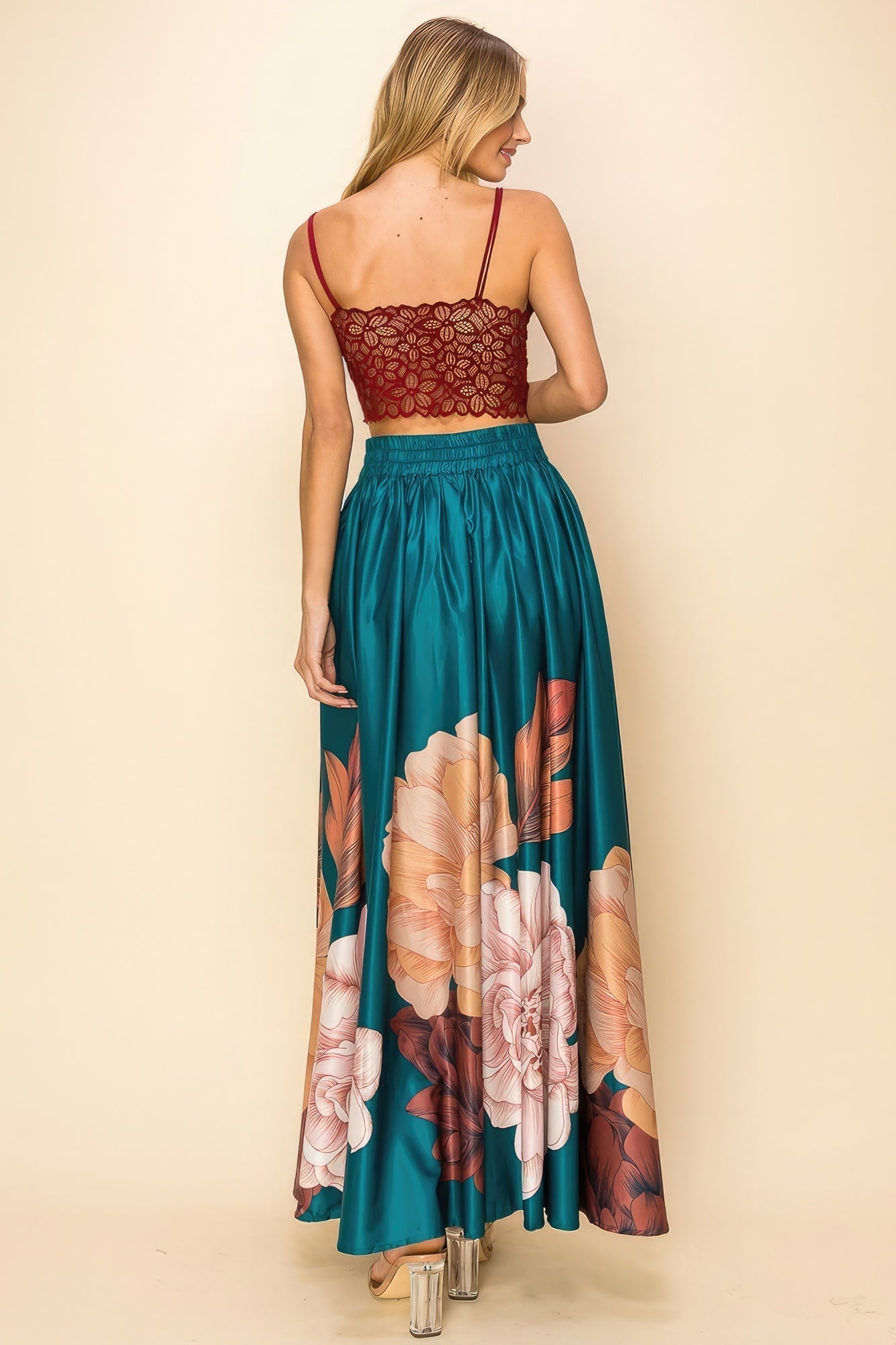 Printed Maxi Skirt - Premium  from ZLA - Just $94! Shop now at ZLA