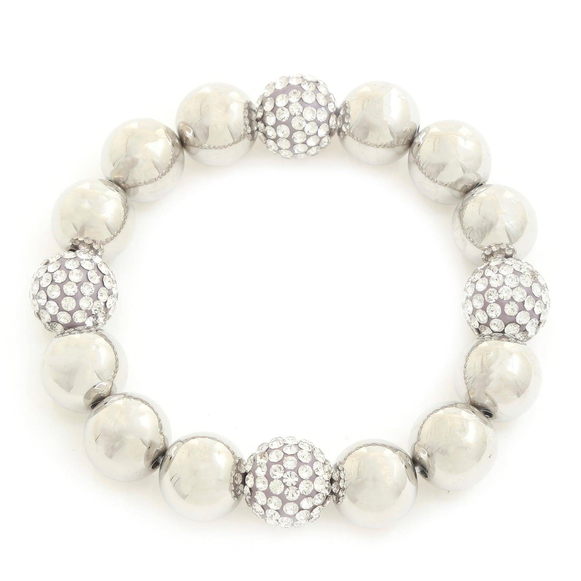 Rhinestone Ball Beaded Bracelet - Premium  from ZLA - Just $9! Shop now at ZLA