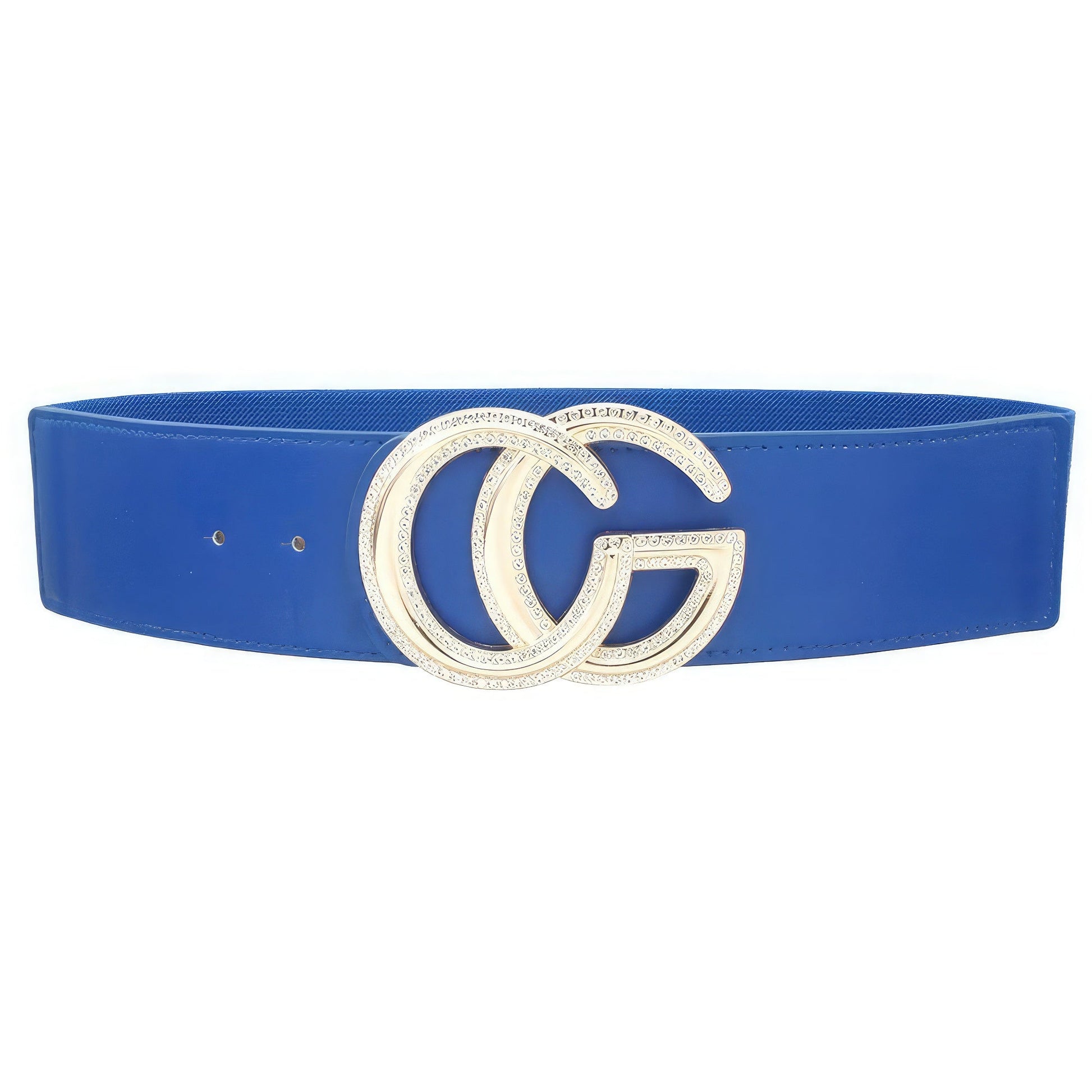 Rhinestone Outlined Cg Buckle Elastic Belt - Premium  from ZLA - Just $17! Shop now at ZLA