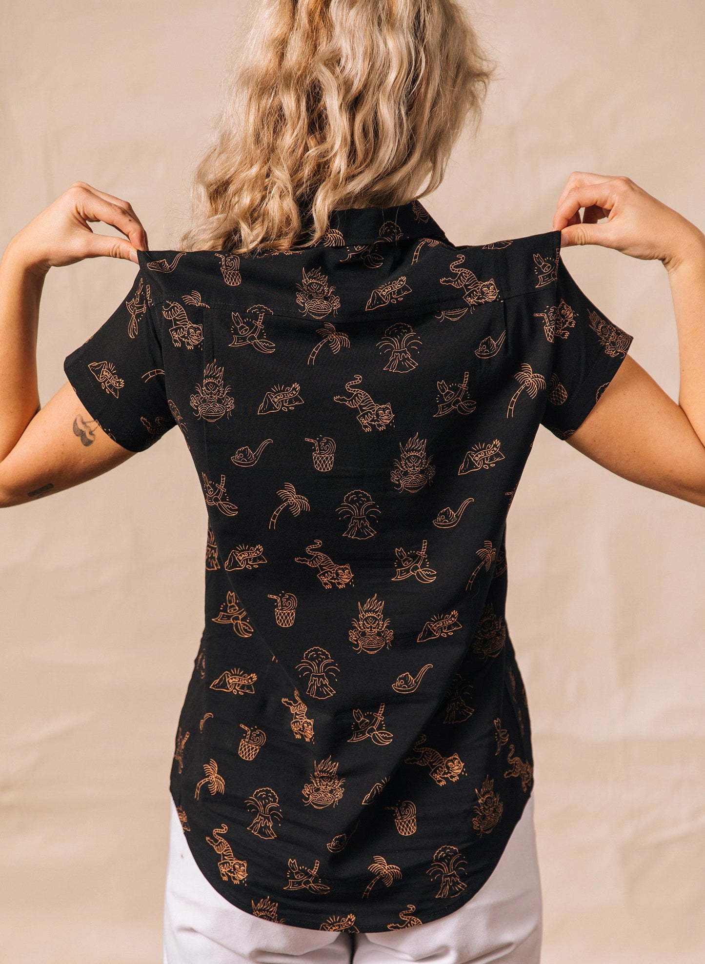 Spicy Noods Women's Button-Up Top - Premium  from Pyknic - Just $48! Shop now at ZLA