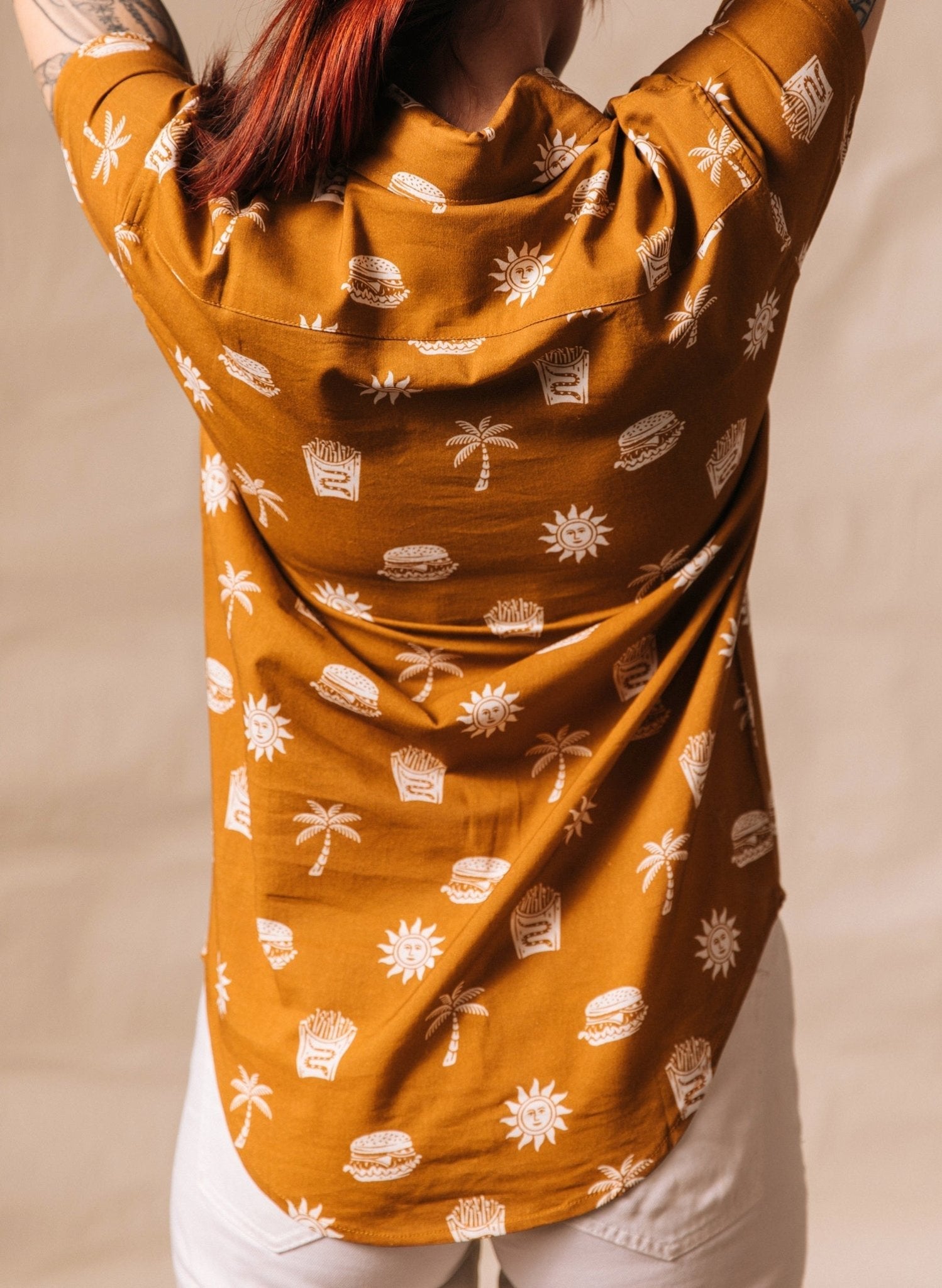Take It Greasy Women's Button-Up Top - Premium  from Pyknic - Just $48! Shop now at ZLA