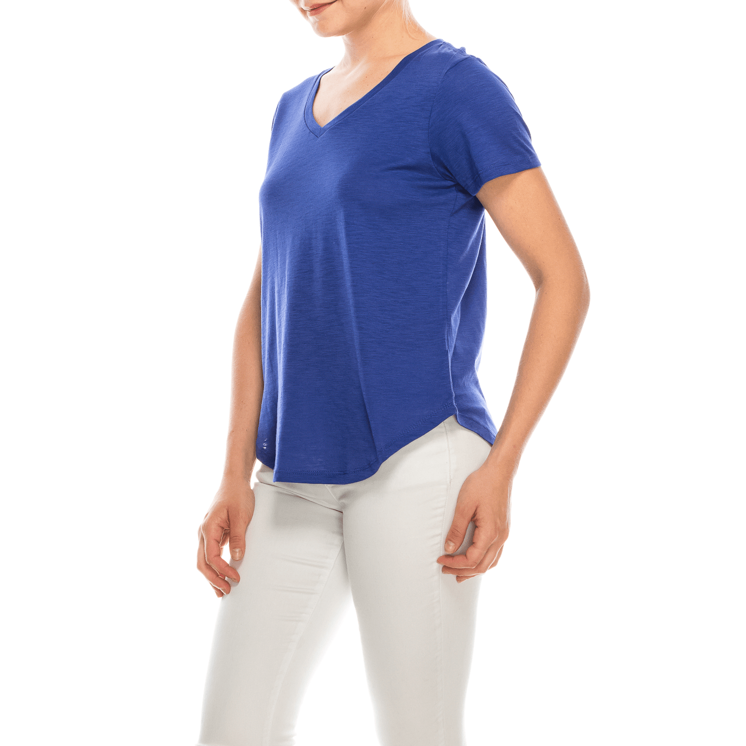 Urban Diction 4 Pack Women's Comfort Solid V Neck Short Sleeve T Shirts - Premium  from Wonderful And Young - Just $30.99! Shop now at ZLA