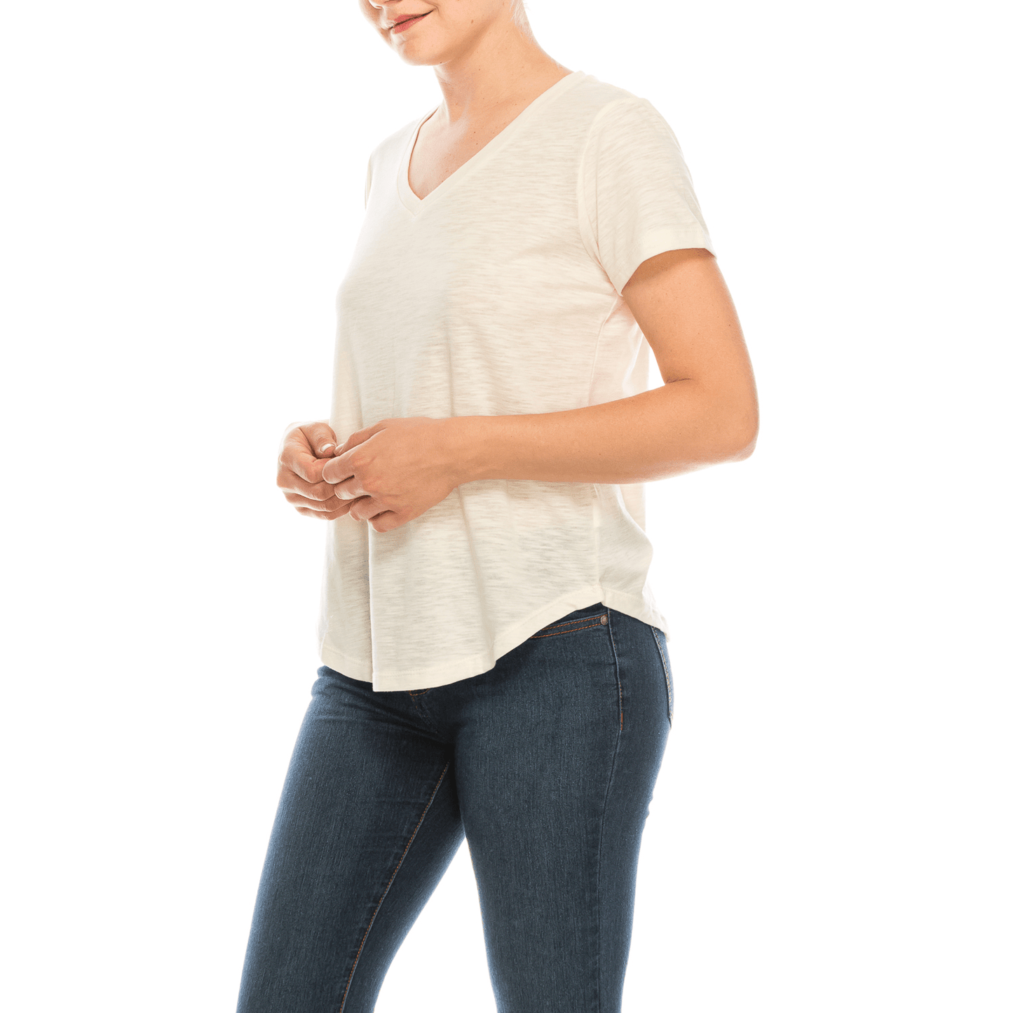 Urban Diction 4 Pack Women's Neutral Colored V-neck T-Shirts - Premium  from Wonderful And Young - Just $30.99! Shop now at ZLA