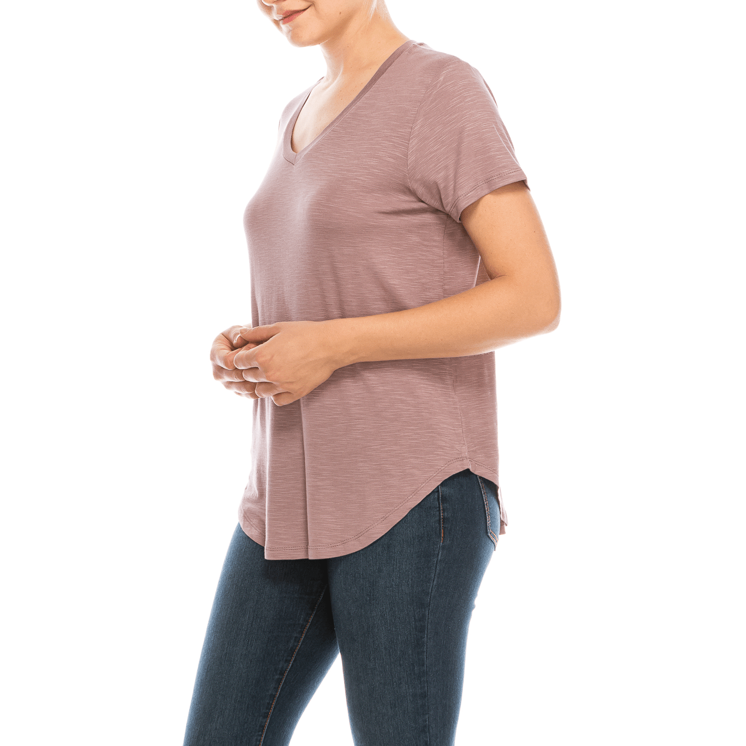 Urban Diction 4 Pack Women's Neutral Colored V-neck T-Shirts - Premium  from Wonderful And Young - Just $30.99! Shop now at ZLA