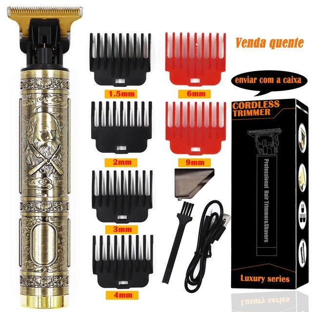 USB Vintage Electric Hair Trimmer - Premium  from ZLA - Just $33.22! Shop now at ZLA