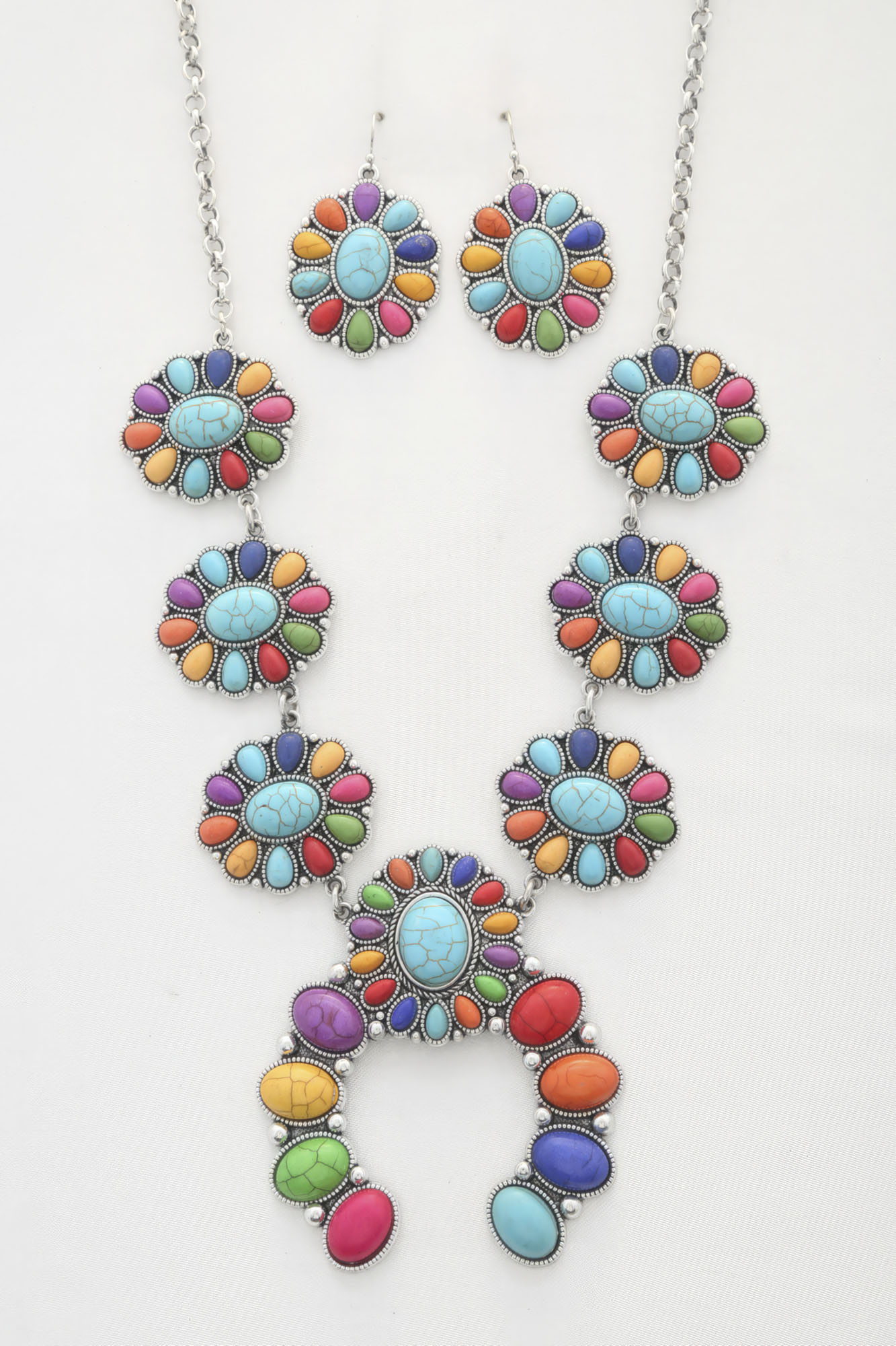 Western Rodeo Horse Concho Necklace - Premium  from ZLA - Just $31.50! Shop now at ZLA